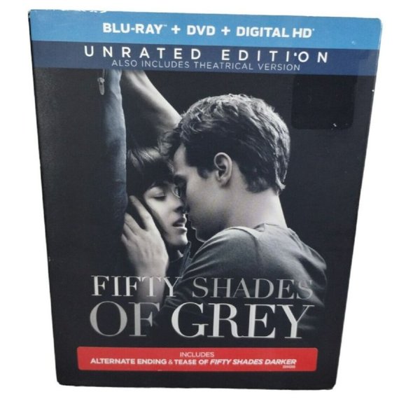 Fifty Shades of Grey Bluray DVD Combo Unrated Version Alternate Ending Preview - Picture 4 of 4